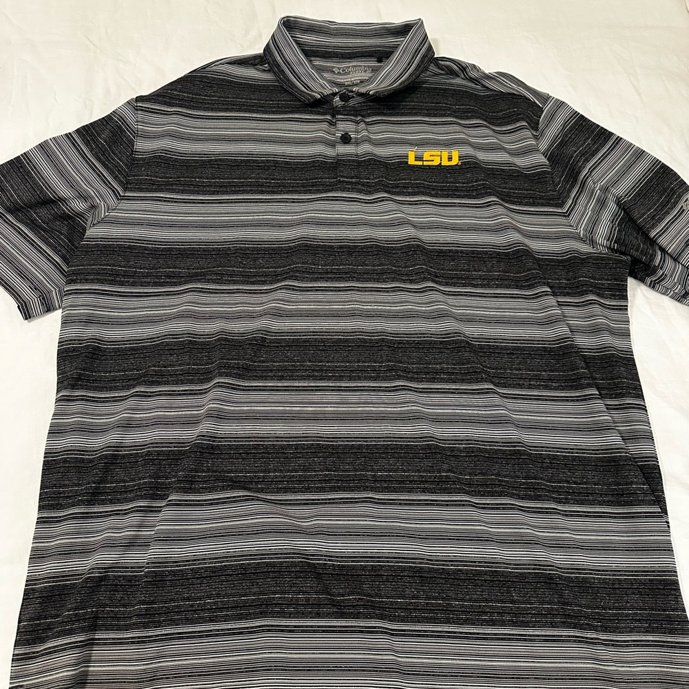 LSU Columbia Polo